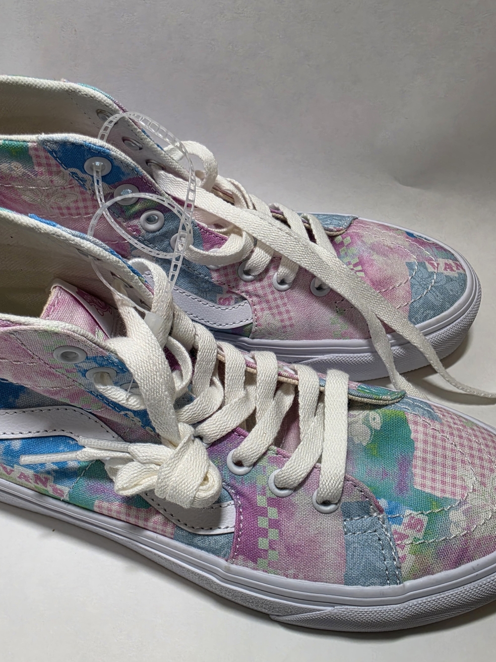 Vans Women's Pastel Tie-Dye Canvas Sneakers (Never Worn!)